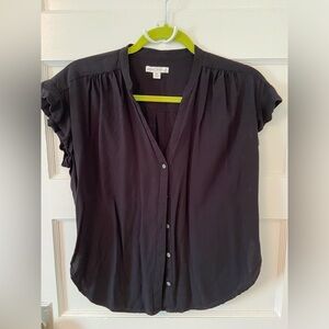 Jcrew Mercantile camp shirt black size XS
